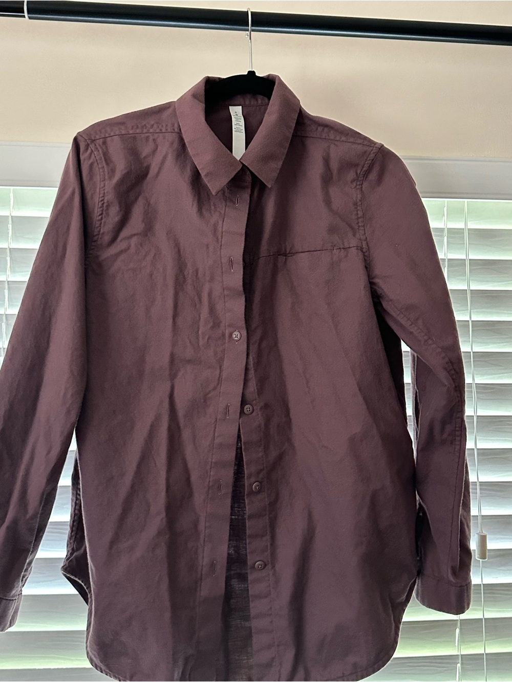lululemon athletica Plum Button-Down Shirt